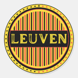 Adesivo Leuven City Pride Emblem – Belgian Identity