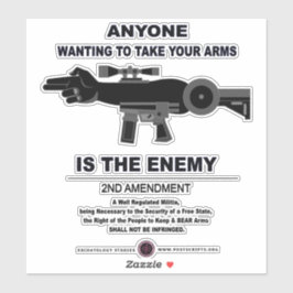 Adesivo Levantamento das armas - Alteração do segundo