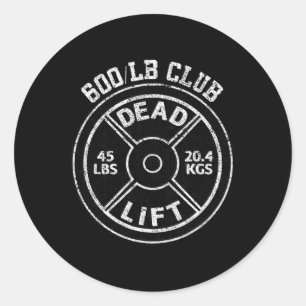 Adesivo Levantamento de Peso de 272 Kg Clube de Levantamen