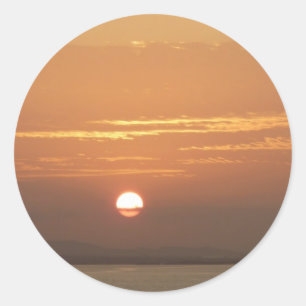 Adesivo Levantamento do sol sobre Aruba Eu Caribe a paisag