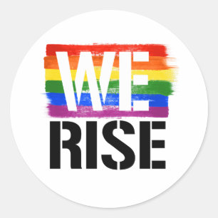 Adesivo Levantamos - Orgulho LGBTQ - - Direitos LGBTQ - 