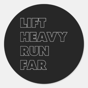 Adesivo Levantar Pesado Correr Longe Esporte Híbrido Fitne