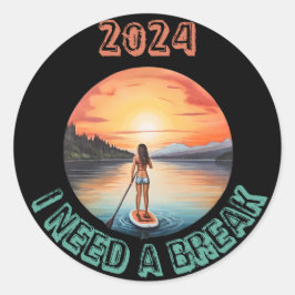 Adesivo Levante a prancha no paraíso