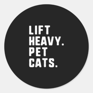 Adesivo Levante Gatos Pesados De Animais De Companhia Engr