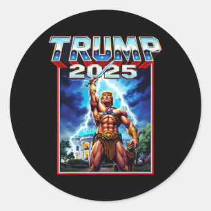 Adesivo Leve a América Byck Retro Presidente Trump Super H