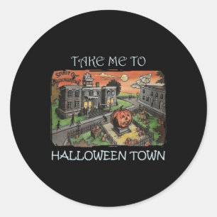 Adesivo Leve-Me À Figurina De Halloween