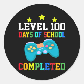 Adesivo LEVEL 100 DAYS OF SCHOOL Video Game Teachers