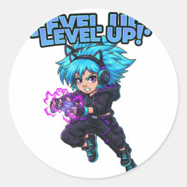 Adesivo Level up gaming Sticker