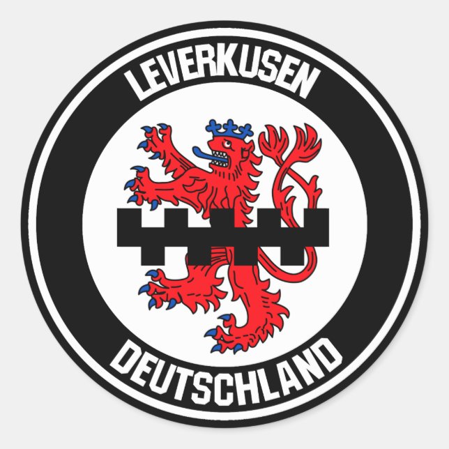 Adesivo Leverkusen Round Emblem (Frente)