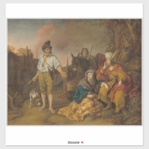 Adesivo Levite e sua concubina em Gibeah, Antigo Testament