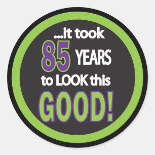 Adesivo Levou 85 anos para parecer assim tão bom   85.o an