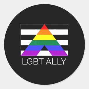 Adesivo Lgbt Ally Rainbow Orgulho gay Flag T Shirt
