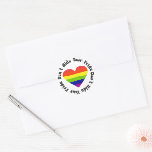 Adesivo LGBT Não Esconda Seu Orgulho, GayPride