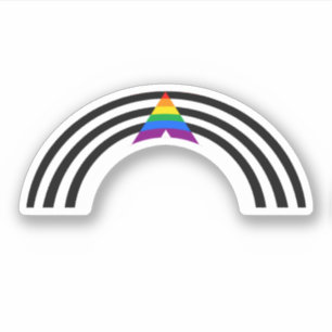 ADESIVO LGBTQ ALLY RAINBOW STICKER