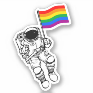 Adesivo LGBTQ Pride Moonman