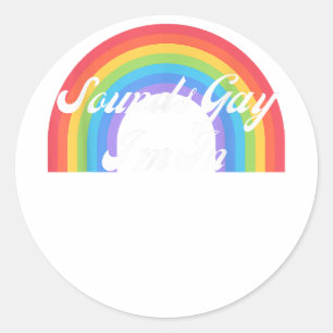 Adesivo LGBTQ - Retro Orgulho gay engraçado - Soa Gay