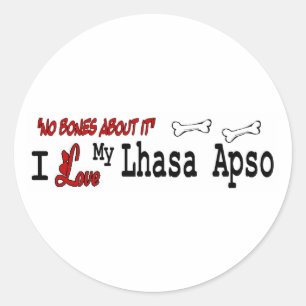 Adesivo Lhasa Apso (I Love)