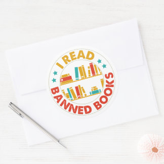 Adesivo Li Livros Banidos Vinhetas Grandes