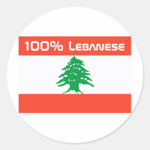 Adesivo Libanês de 100%