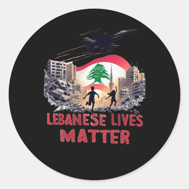 Adesivo Libanês Lives Sticker (Frente)