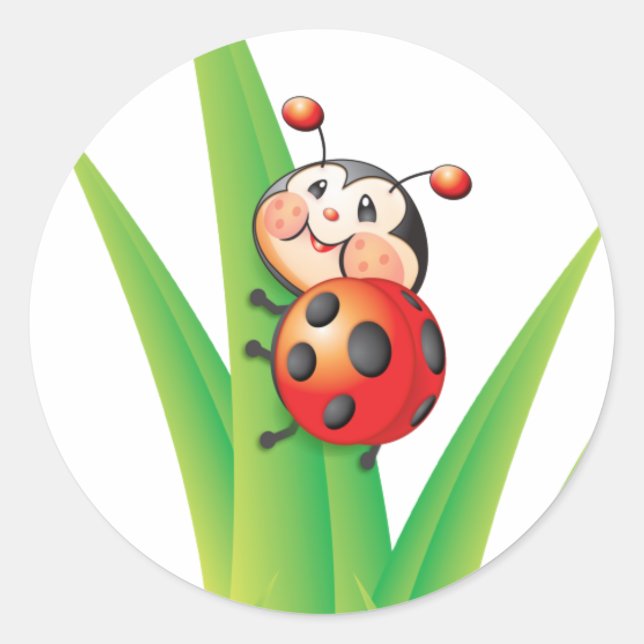 Adesivo Libby, o Sticker Ladybug (Frente)