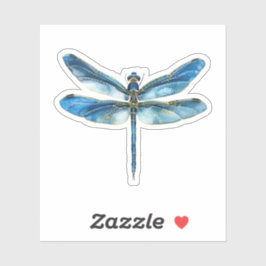 Adesivo libélula azul