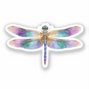 Adesivo Libélula Colorida – Arte da Natureza Iridescente