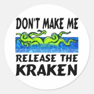 Adesivo Liberação de Kraken o kraken