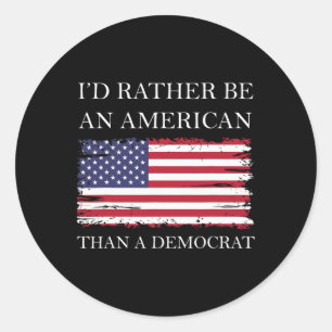 Adesivo Liberal I&#';d Preferencialmentes É Americana Que