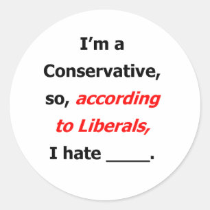 Adesivo Liberal Lies Stickers