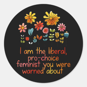Adesivo Liberal Pro Choice Feminista