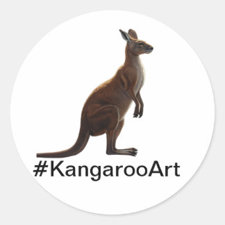 Adesivo 🎨 Liberar Sua Criatividade Com A Arte Kangaroo