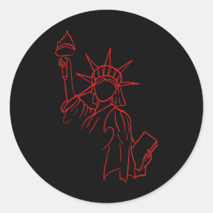 Adesivo Liberdade Democracia Tolerância, Anti Trump