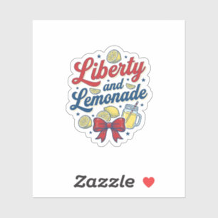 Adesivo Liberdade e Limonada Camisa Patriótica de Limão Ve