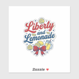 Adesivo Liberdade e Limonada Camisa Patriótica de Limão Ve
