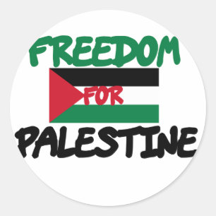 Adesivo Liberdade para a Palestina
