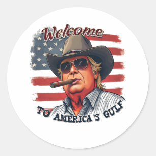 Adesivo Liberdade para o Golfo Americano de Trump