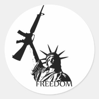Adesivo Liberdade - Tem armas? (Grande)