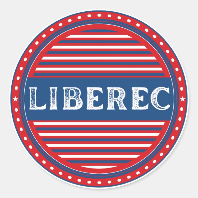 Adesivo Liberec City Pride Emblem – Czech Identity (Frente)