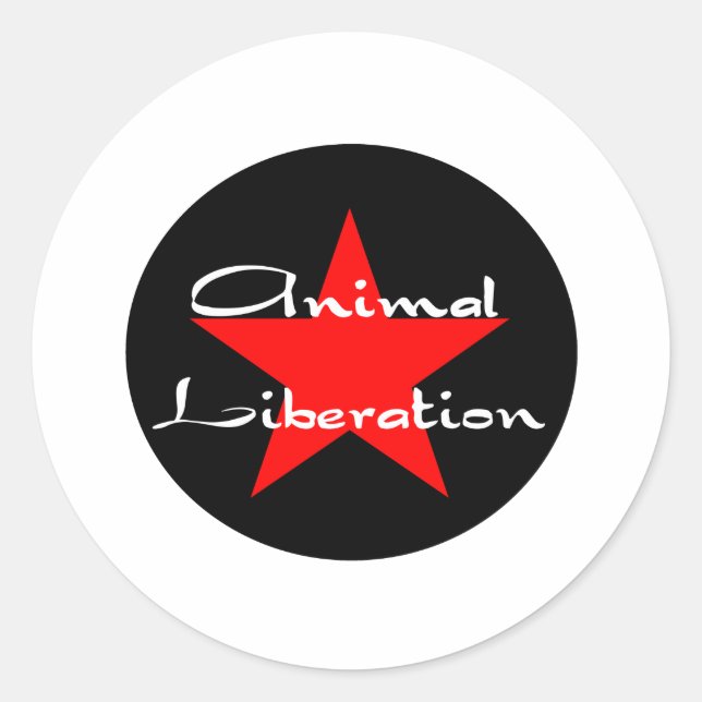 Adesivo libertação animal (Frente)