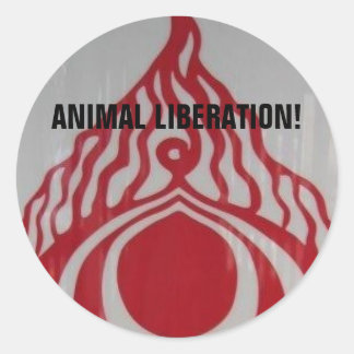 Adesivo Libertação Animal!