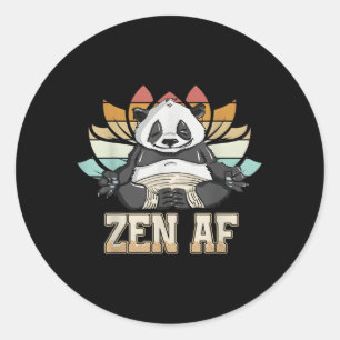 Adesivo Libertando Zen Af Panda Yoga Explorative