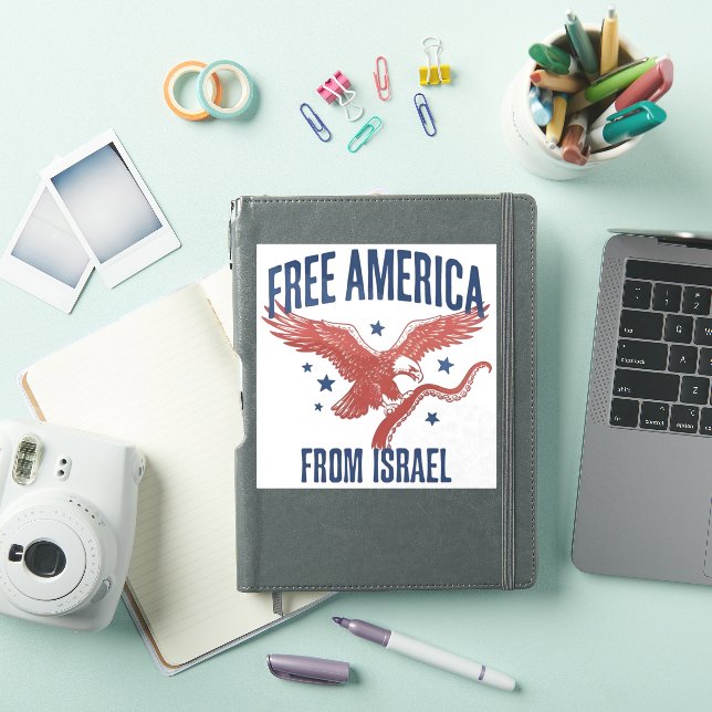 Adesivo Libertar a América de Israel (Capa para iPad)