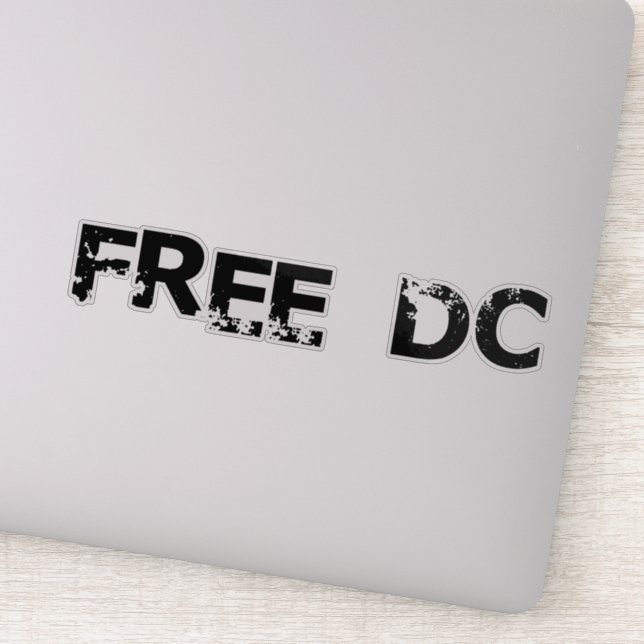 Adesivo Liberte DC A Cara Sanduíche Washington Free DC (Detalhe)