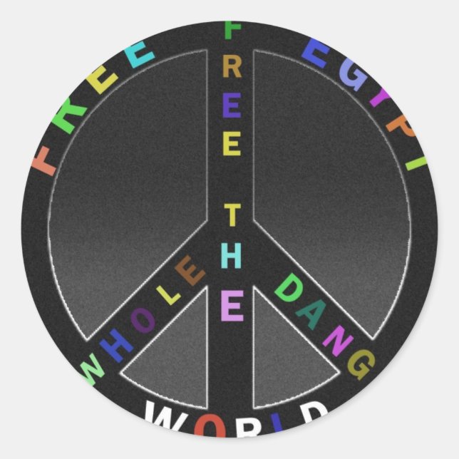 ADESIVO LIBERTE O MUNDO DANG INTEIRO! (Frente)