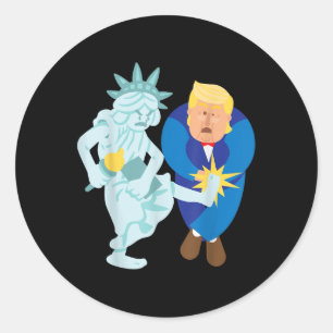 Adesivo Liberty Kicks Trump 2020 Eletion Anti Donald Demo