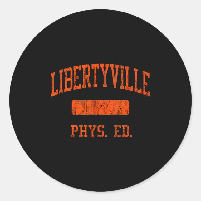 Adesivo Libertyville High School Hs Libertyville Il Phys E (Frente)