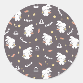 Adesivo Libra Loppi Tokki Bunny Zodiac Padrão II