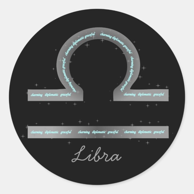 Adesivo Libra Sticker (Frente)