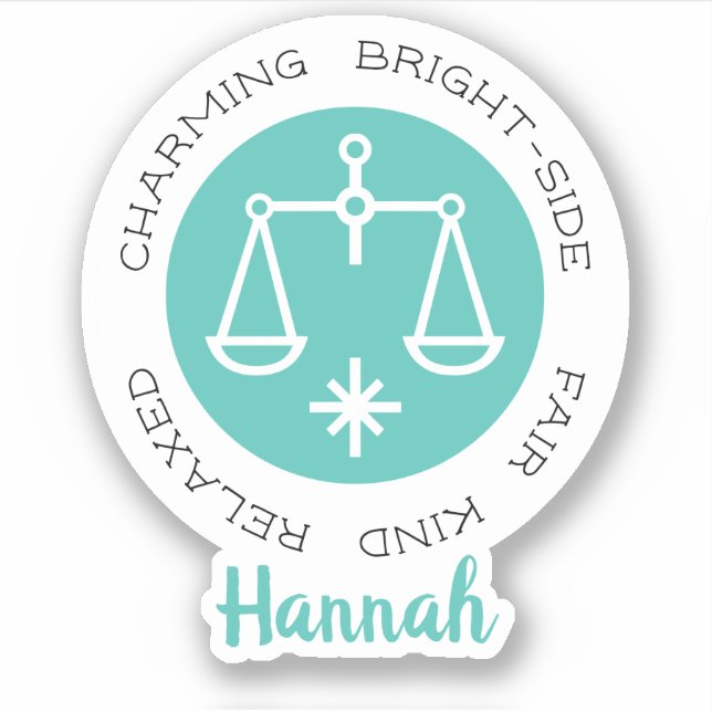 Adesivo Libra Sticker (Frente)